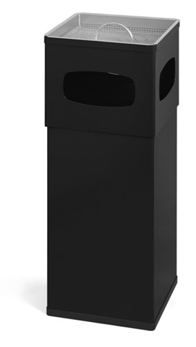 Aluminium As-papierbak 50 liter zwart